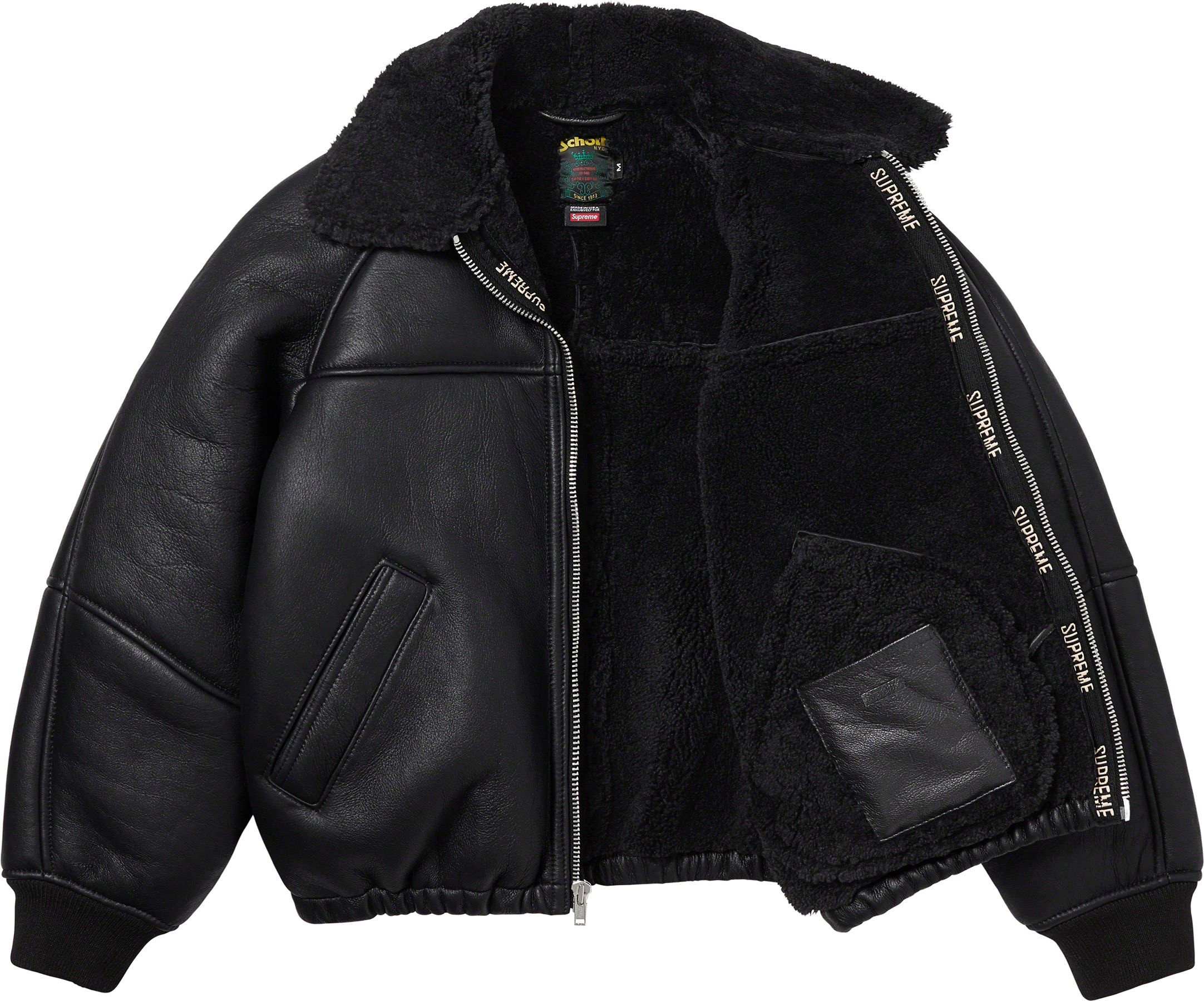Supreme®/Schott® Shearling Bomber Jacket view 22